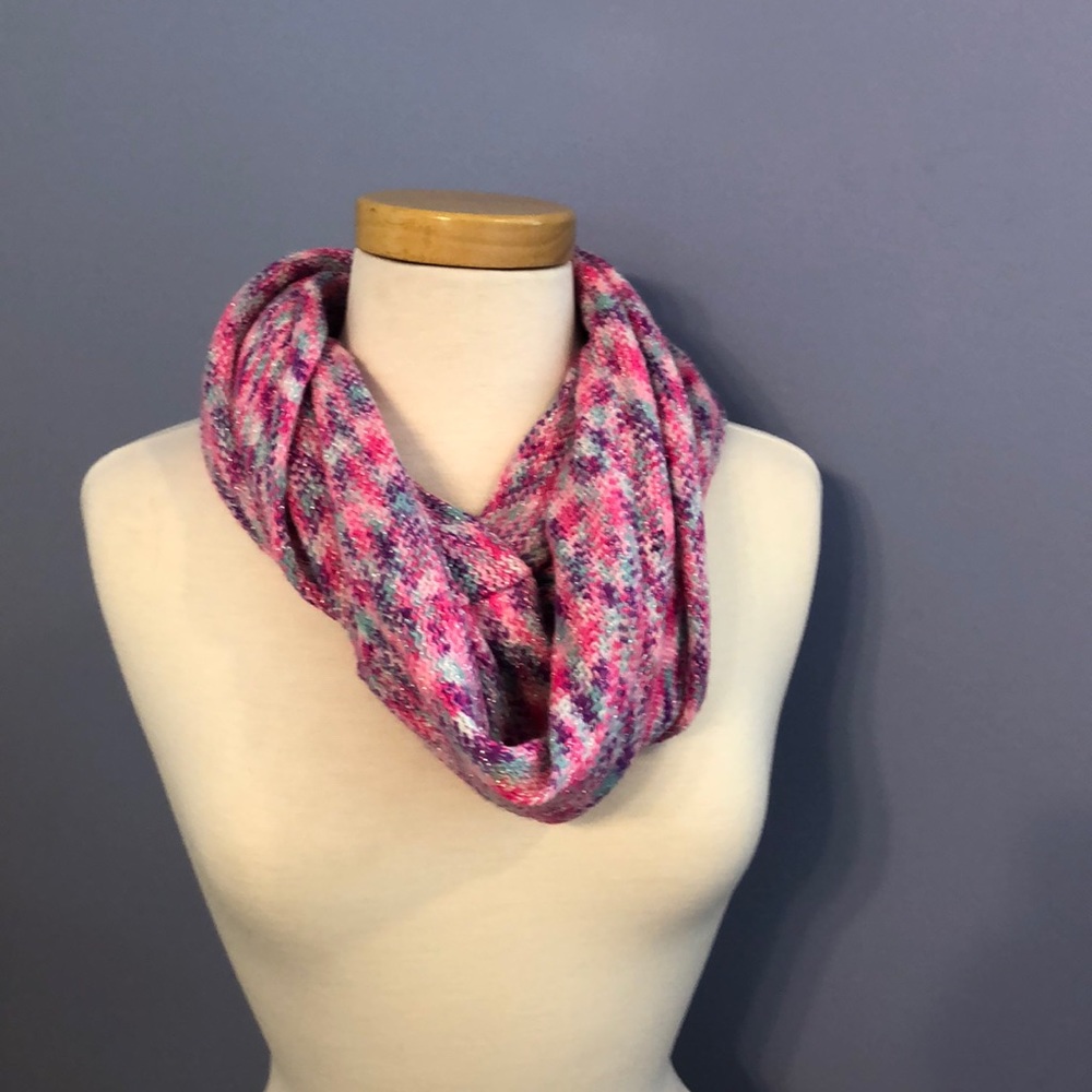 Pink Infinity Scarf